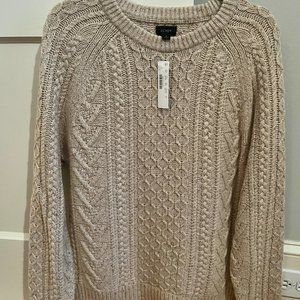 JCrew Cable Knit Sweater